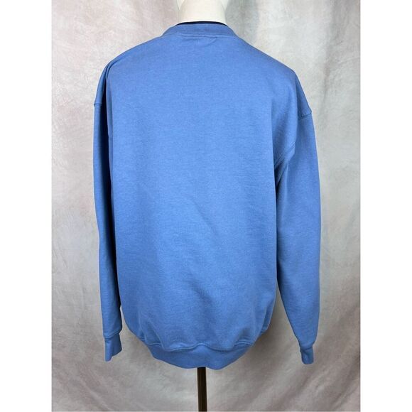 Vintage 90s Y2K Embroidered Cat Crewneck Sweatshirt Kitty Size Medium - Picture 4 of 7